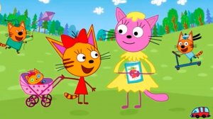 Три кота Раскраска - Три кота Игра Карамелька - Три кота учим цвета для детей