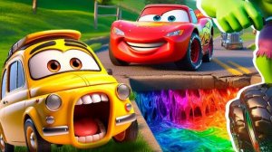 Машинки летают и прыгают! Развивающие мультики Машины помощники. Мультфильмы про машинки