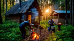 СНОВА В ТАЙГУ 2 \ В ЛЕСНОЙ ИЗБУШКЕ С ДОМАШНИМ УЮТОМ \ ЧТО СКРЫВАЕТ ОЗЕРО В БУРЕЛОМЕ