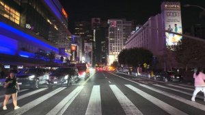 🇺🇸 Поездка по центру Лос-Анджелеса в полночь / 2025