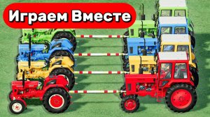 МУЛЬТИКИ ПРО МАШИНКИ НА ФЕРМЕ ДЛЯ ДЕТЕЙ 🚜🚜 КАТАЕМСЯ ВМЕСТЕ НА РАЗНОЦВЕТНЫХ ГРУЗОВИКАХ 🚜🚜