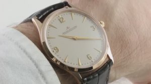 Обзор ультратонких (6,6 ММ!!) часов класса люкс Jaeger-LeCoultre Master Q1342420