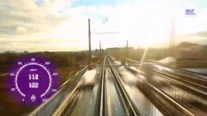 Москва-Рязань за 10 минут, из кабины электрички (60fps)