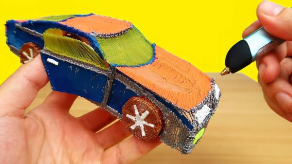 3D РУЧКА! Рисую Спортивный Автомобиль!