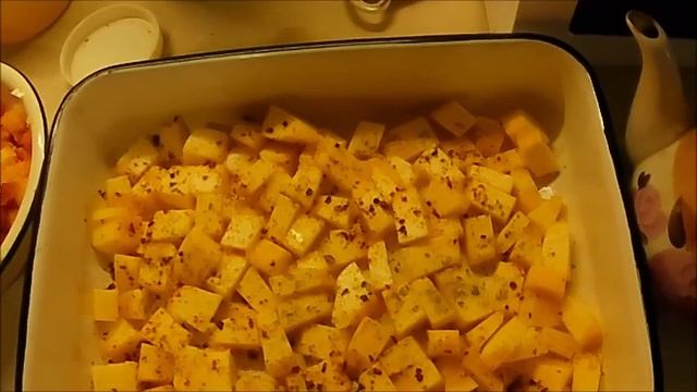 303.6 Печёная тыква с луком