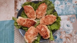 Рыбные котлеты из трески