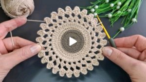 КРУГЛЫЙ МОТИВ КРЮЧКОМ❤ #всевжизнисвязано #все_в_жизни_связано #вязаниекрючком