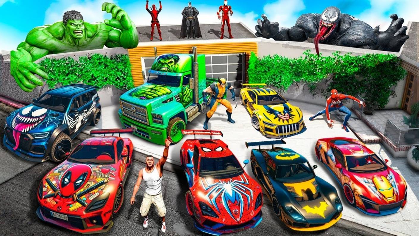 УГНАЛ МАШИНЫ ИЗ ПОПУЛЯРНЫХ ФИЛЬМОВ В ГТА 5 МОДЫ! РЕАЛЬНАЯ ЖИЗНЬ ВОРОВ ОБЗОР МОДА GTA 5! ГТА МОД ИГРЫ смотреть онлайн