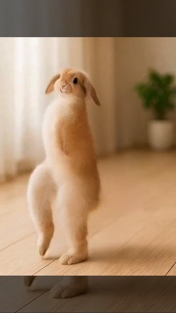Танцующий зайчик 🐰💃 — позитив в каждом движении
