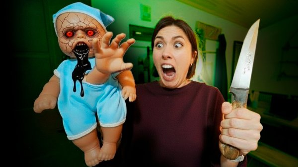 ДЕМОН ВНУТРИ - РАЗРЕЗАЕМ ПРОКЛЯТУЮ КУКЛУ В 3 ЧАСА НОЧИ