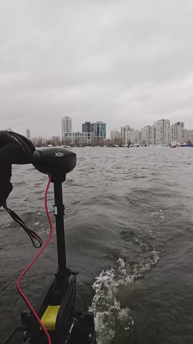 Речной спецназ : миссия отморозок. Промо видео. Тест - драйв электромотора для лодки по зиме. Треш. смотреть онлайн