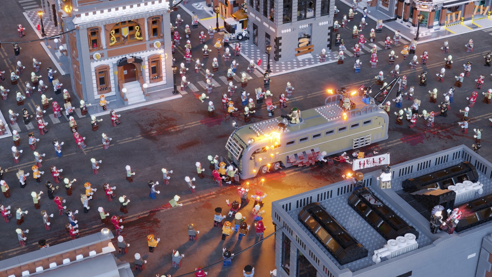 LEGO. Zombieland. Защита от зомби. Начало.