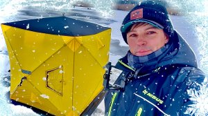 ПЕРВЫЙ ЛЁД! НАЧИНАЮ ЗИМНИЙ СЕЗОН 2025-2026! Хороший вариант палатки для однодневной рыбалки!