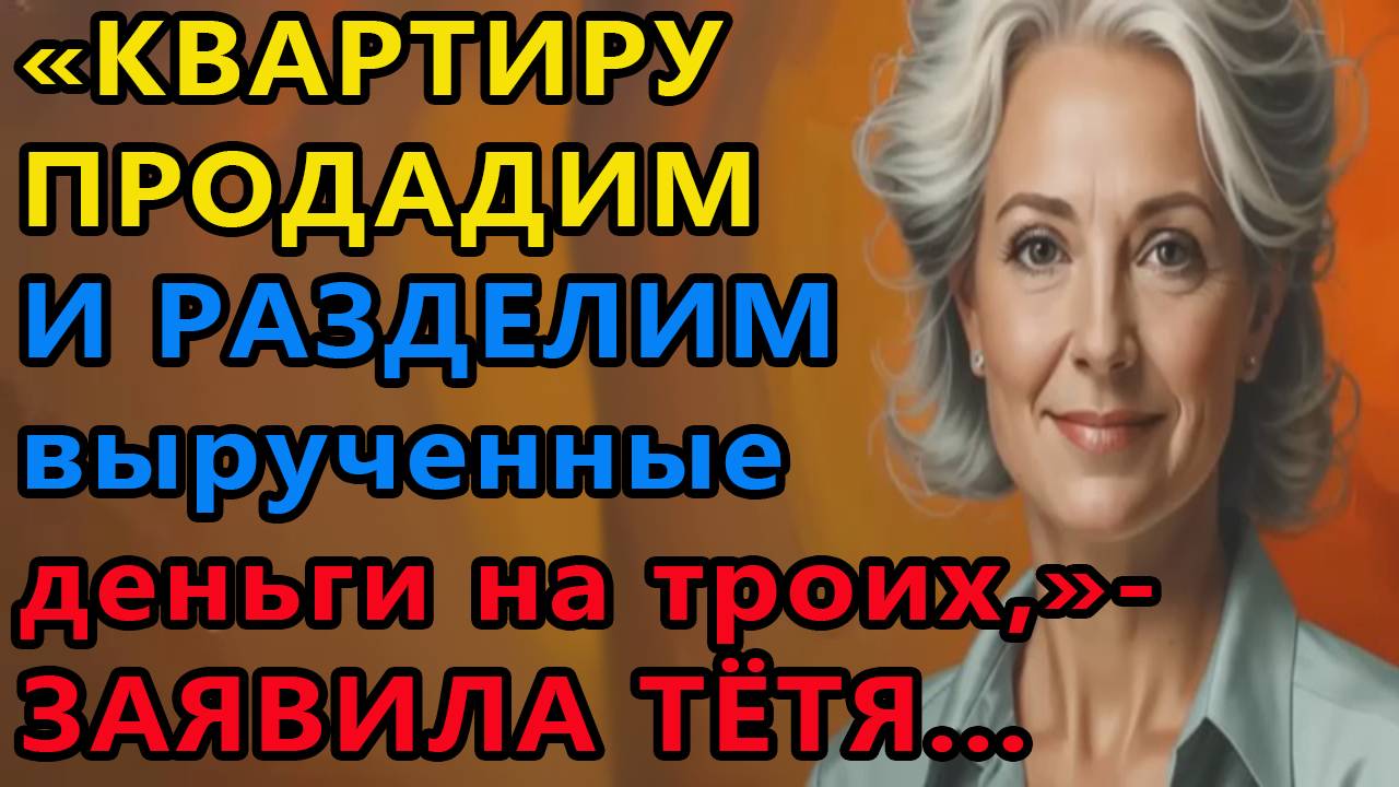 Истории из жизни. Квартиру продадим и разделим вырученные деньги на троих, заявила Аудио рассказы смотреть онлайн