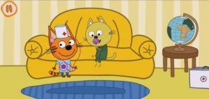 Три Кота Мультфильм Прививка для котят..