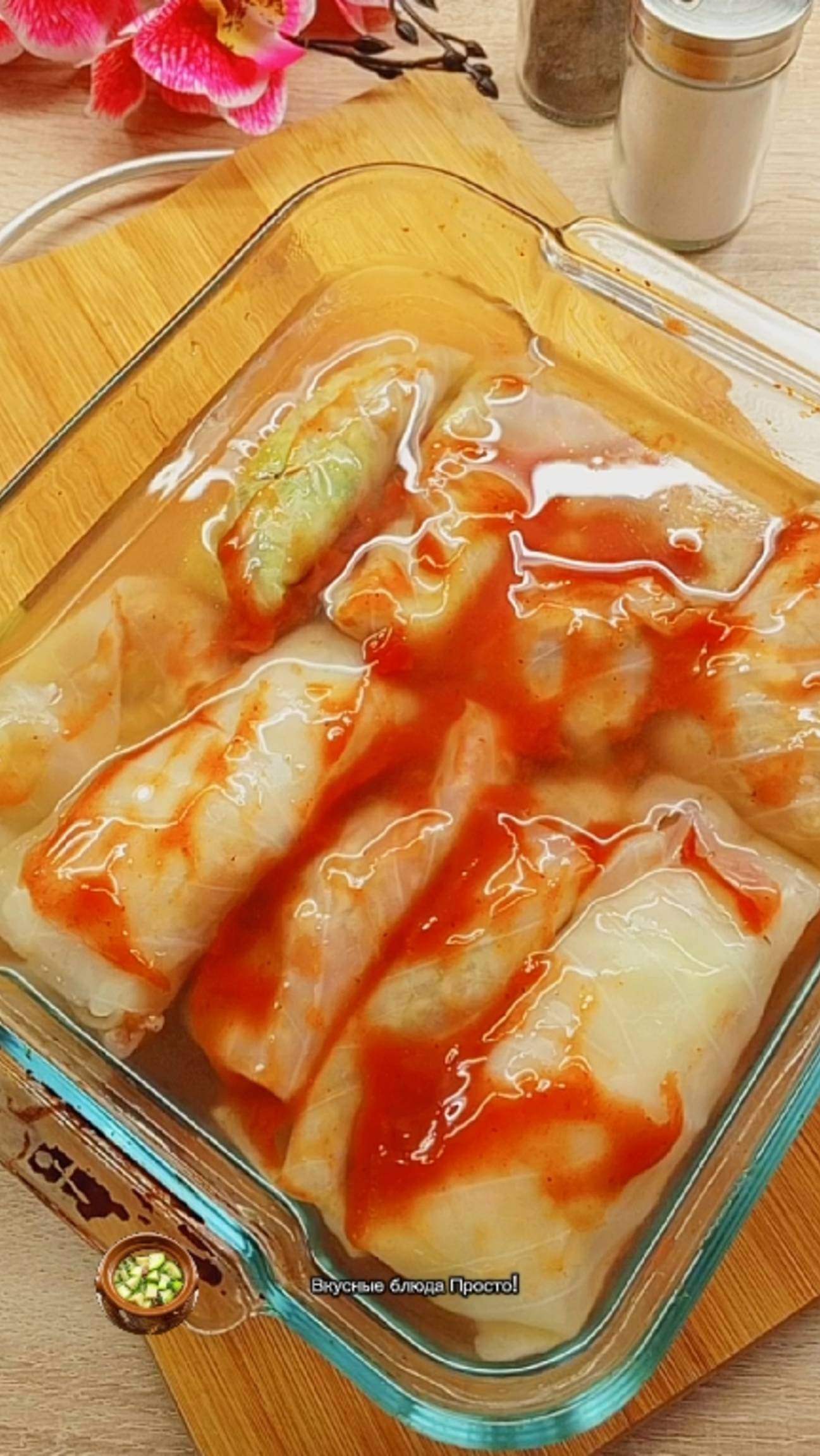 Голубцы запечённые с грибами! #голубцы