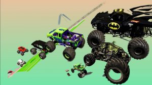 Эпические прыжки и аварии монстр-траков на высокой скорости в BeamNG Drive