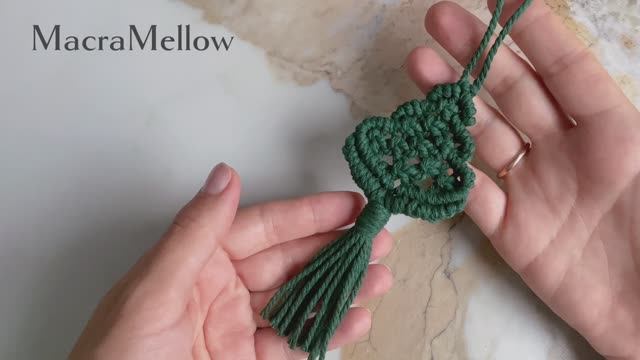 Елочка макраме мастер-класс 🎄Новогодний декор своими руками смотреть онлайн