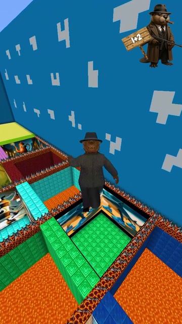 Italian Brainrot Vs Squid Game Lava Jump #shorts #minecraft #brainrot смотреть онлайн