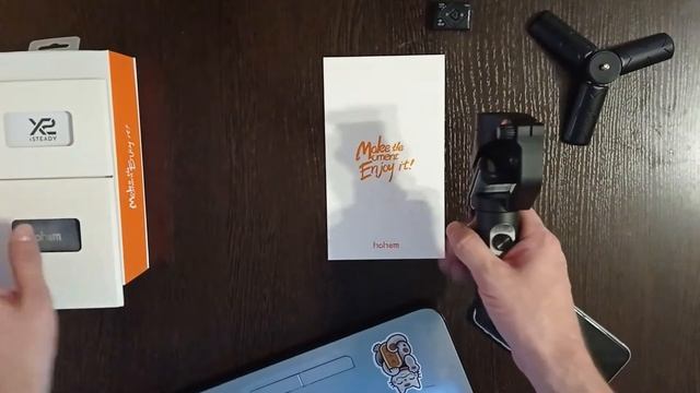 Самый компактный складной стабилизатор - распаковка Hohem iSteady X2 смотреть онлайн