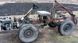 Самодельный минитрактор- погрузчик Скорпион. Обзор часть первая