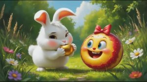 Колобок и зайчик-дружок