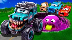 Машинки летают и прыгают! Развивающие мультики Машины помощники. Мультфильмы про машинки