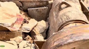 Строительство, дробление щебёнки