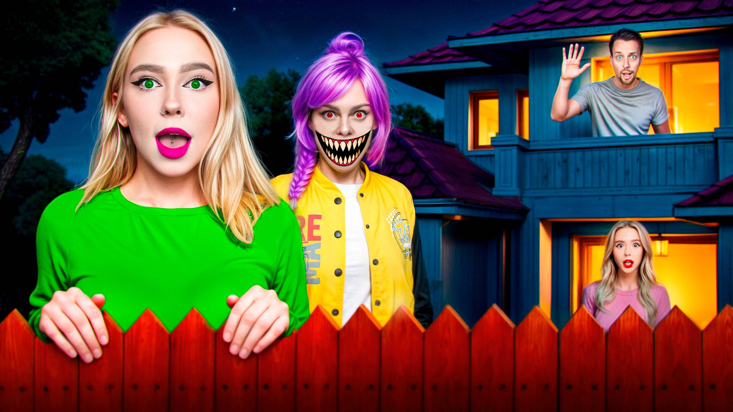 ЗЛАЯ РУМИ ВСЕЛИЛАСЬ В АНЮ! KPOP DEMON HUNTERS у нас дома смотреть онлайн