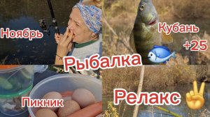11-11-2025 Переезд из Сибири на юг 💖//Рыбалка//Пекник//Кубань +25//Релакс//Звуки природы//