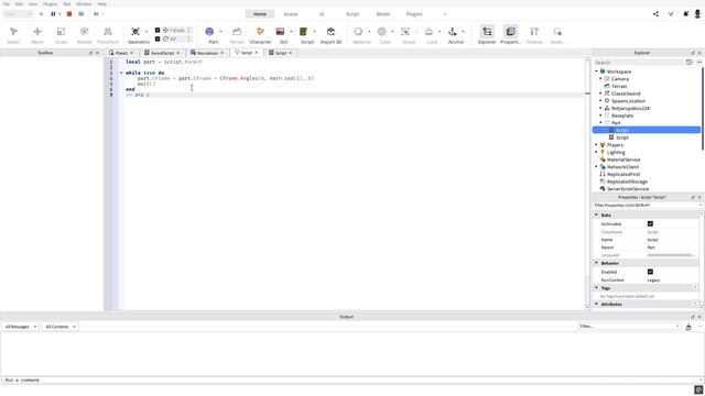КУРСЫ НАЧИНАЮЩЕГО СКРИПТЕРА / вращение вокруг своей оси смотреть онлайн