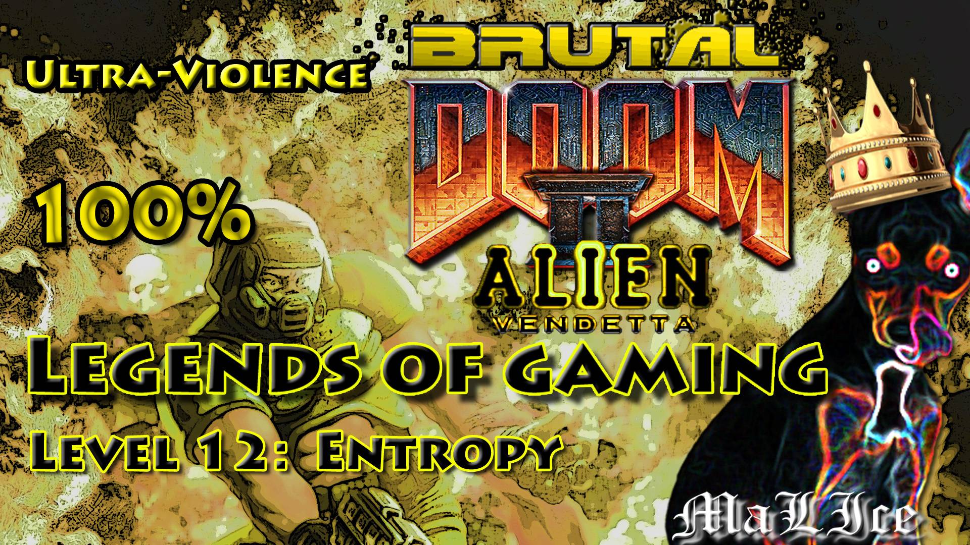 Brutal Doom Alien Vendetta - Level 12: Entropy