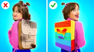 🎒 Богатые vs Бедные: невероятные школьные принадлежности ✏️ | 123 GO!