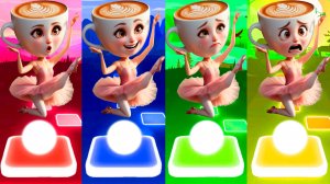 СЧАСТЛИВАЯ БАЛЕРИНА КАПУЧИНО 🆚 ГРУСТНОЙ БАЛЕРИНЫ КАПУЧИНО | Tiles Hop №283