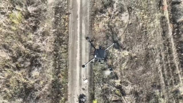 Как банка тушёнки украинский коптер сбила. смотреть онлайн