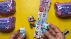 ASMR Распаковка игрушек Super Kitties Disney Junior Toys