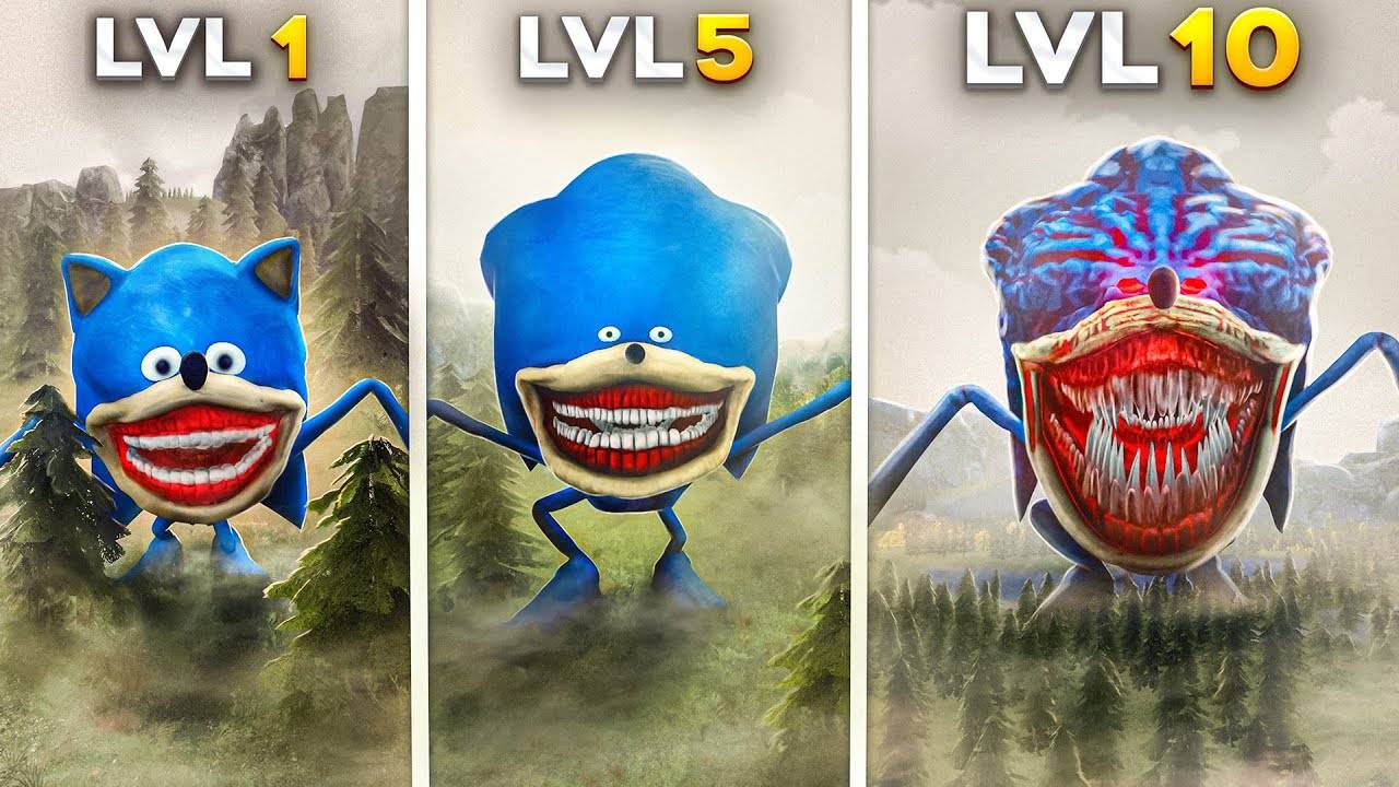 100 ИГРОКОВ ПРОТИВ 10 СТАДИЙ СОНИКА ПОЖИРАТЕЛЯ в Garry’s Mod смотреть онлайн