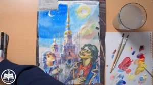 Город Петра и Петр I Видеоурок «Петр I и архитектор Доменико Трезини» техника-смешанная