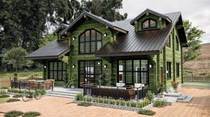 Самый уютный сруб 11x13 м с 4 спальнями! 🌲 Жизнь в гармонии с природой