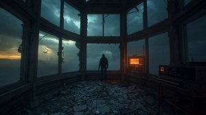 Ruined Radio Tower ☠️ 2 Hour Dark Ambient  Storm Winds & Broken Equipment  Isolation Soundscape-