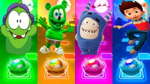 АМ НЯМ VS ГАММИ МЕДВЕДЬ VS ОДДБОДС VS РАЙДЕР ИЗ ЩЕНЯЧЕГО ПАТРУЛЯ | Tiles Hop