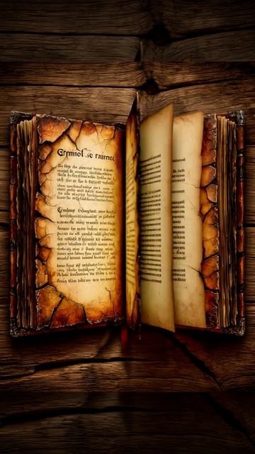 #Футаж старинная книга, ветер перелистывает страницы