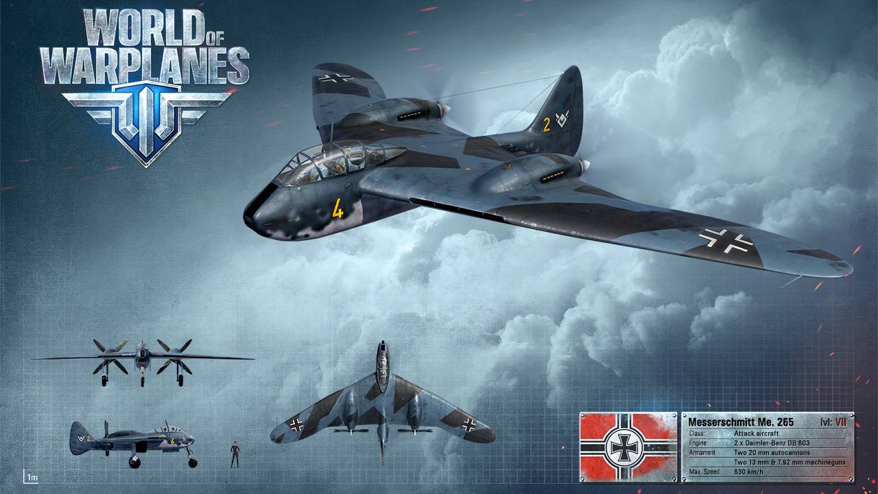 World of Warplanes: Me 265 Кошмарим народ :) смотреть онлайн