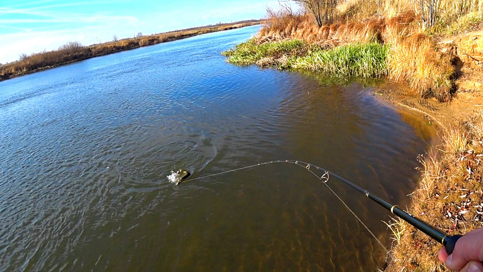 СПИННИНГ с БЕРЕГА в ноябре ! Рыбалка на ДЖИГ ! Ловля щуки на джиг! смотреть онлайн