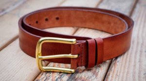 Как сделать ремень из кожи.  Ремень из кожи своими руками.