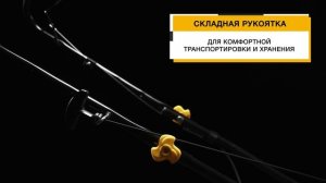 Газонокосилка бензиновая HUTER GLM-3.5 LT в работе