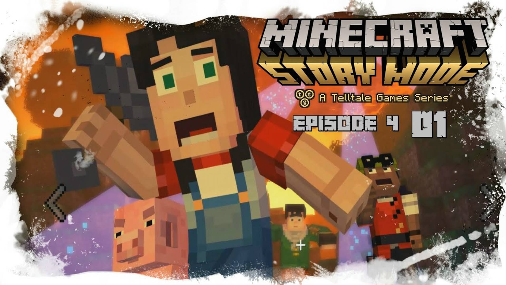 Прохождение Minecraft Story Mode Season 1 (#4 Между молотом и наковальней) смотреть онлайн