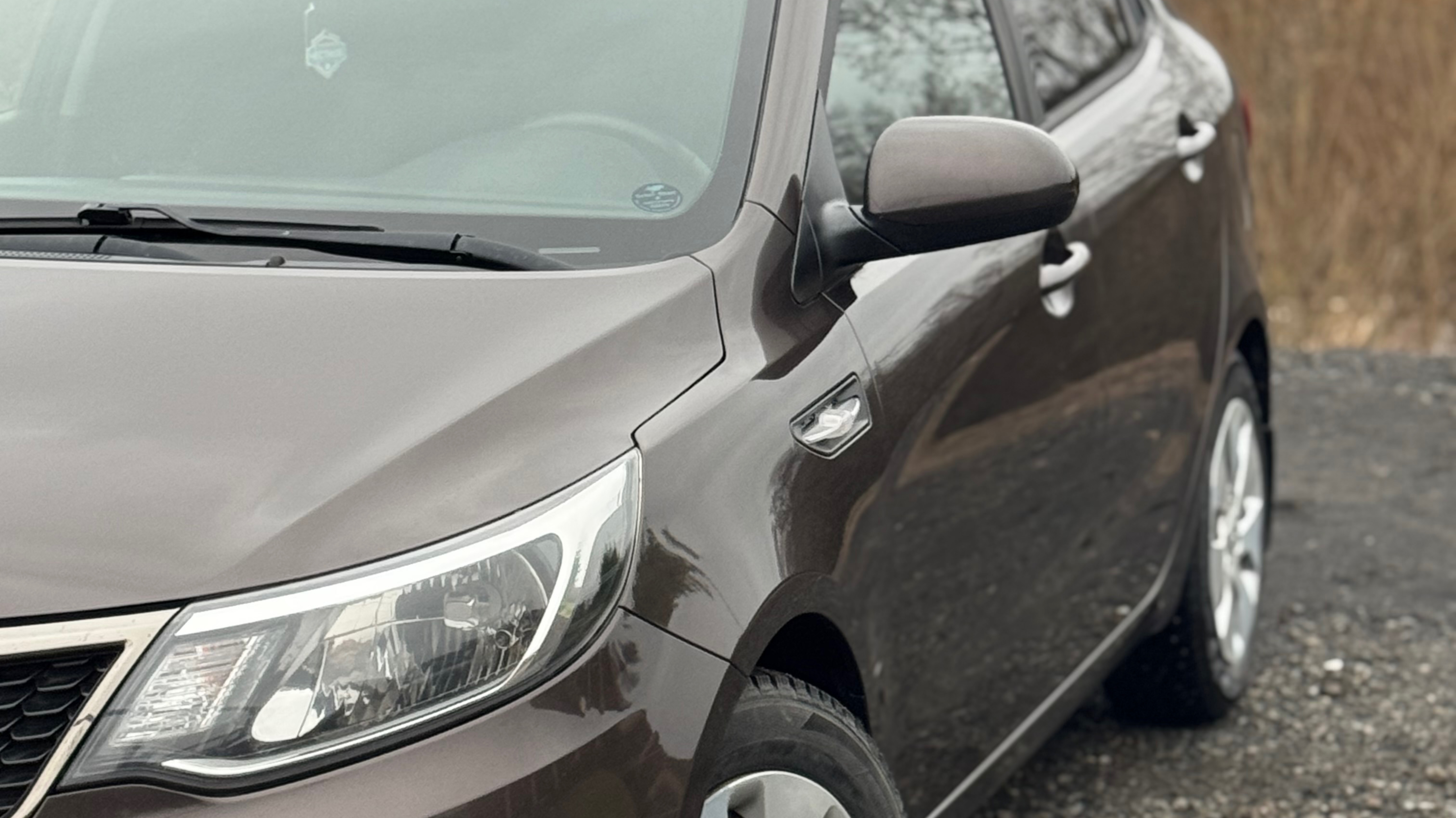 Киа рио коричневая