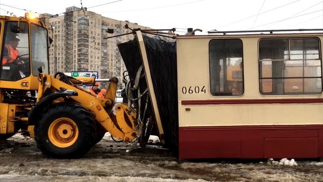 ДТП: Разрыв Трамвая ЛВС-97К N°0604 На Стрелке смотреть онлайн