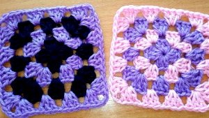 Подробно показываю, как вязать Бабушкин квадрат